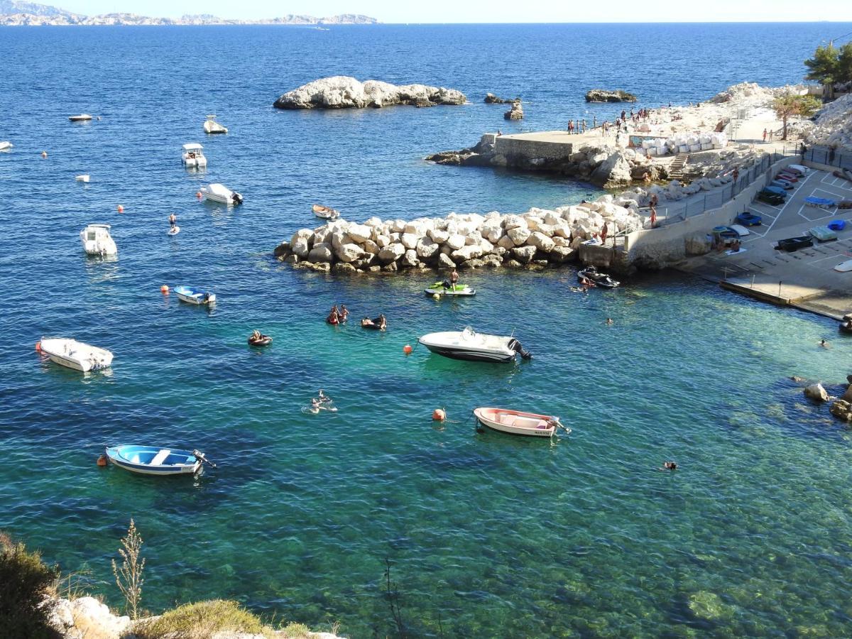Marseille Calanque, La Vesse, Cabanon Villa Le Rove Dış mekan fotoğraf